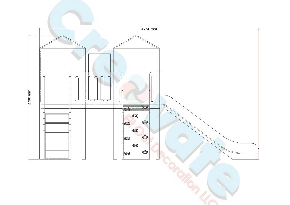 CLIMBING FRAME WITH FENCE
