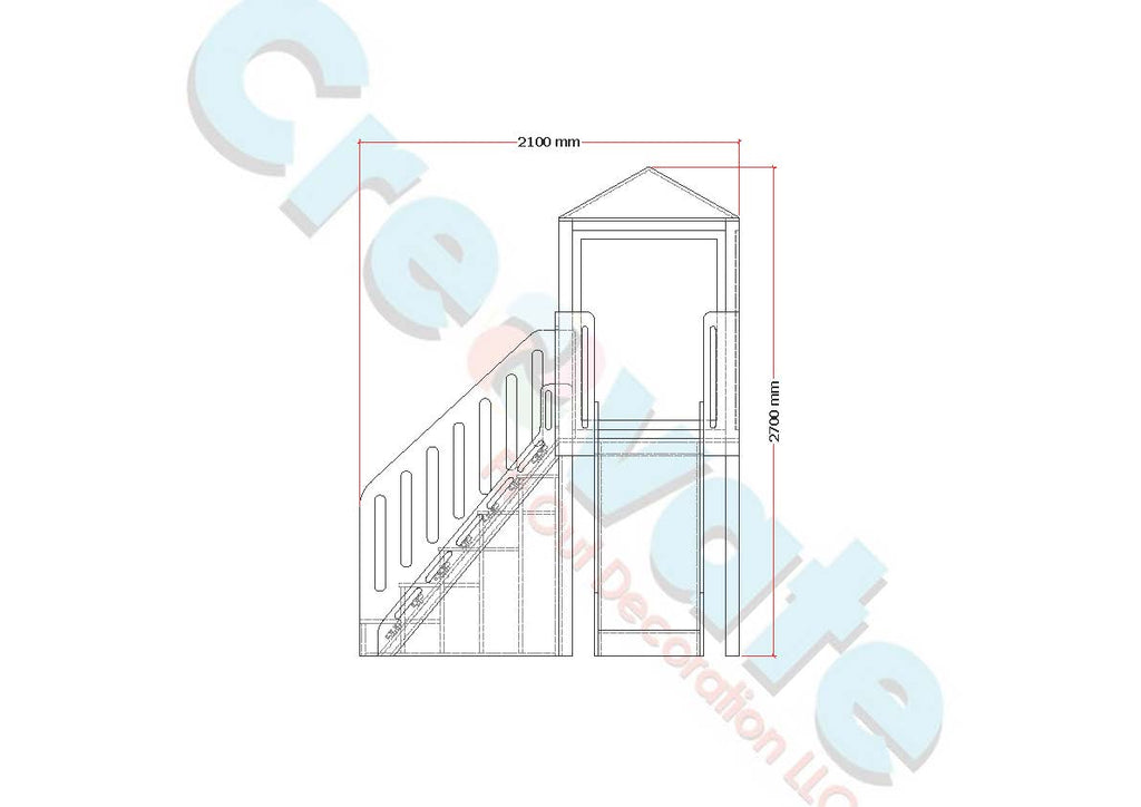 CLIMBING FRAME WITH FENCE