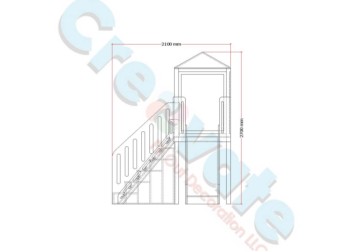 CLIMBING FRAME WITH FENCE