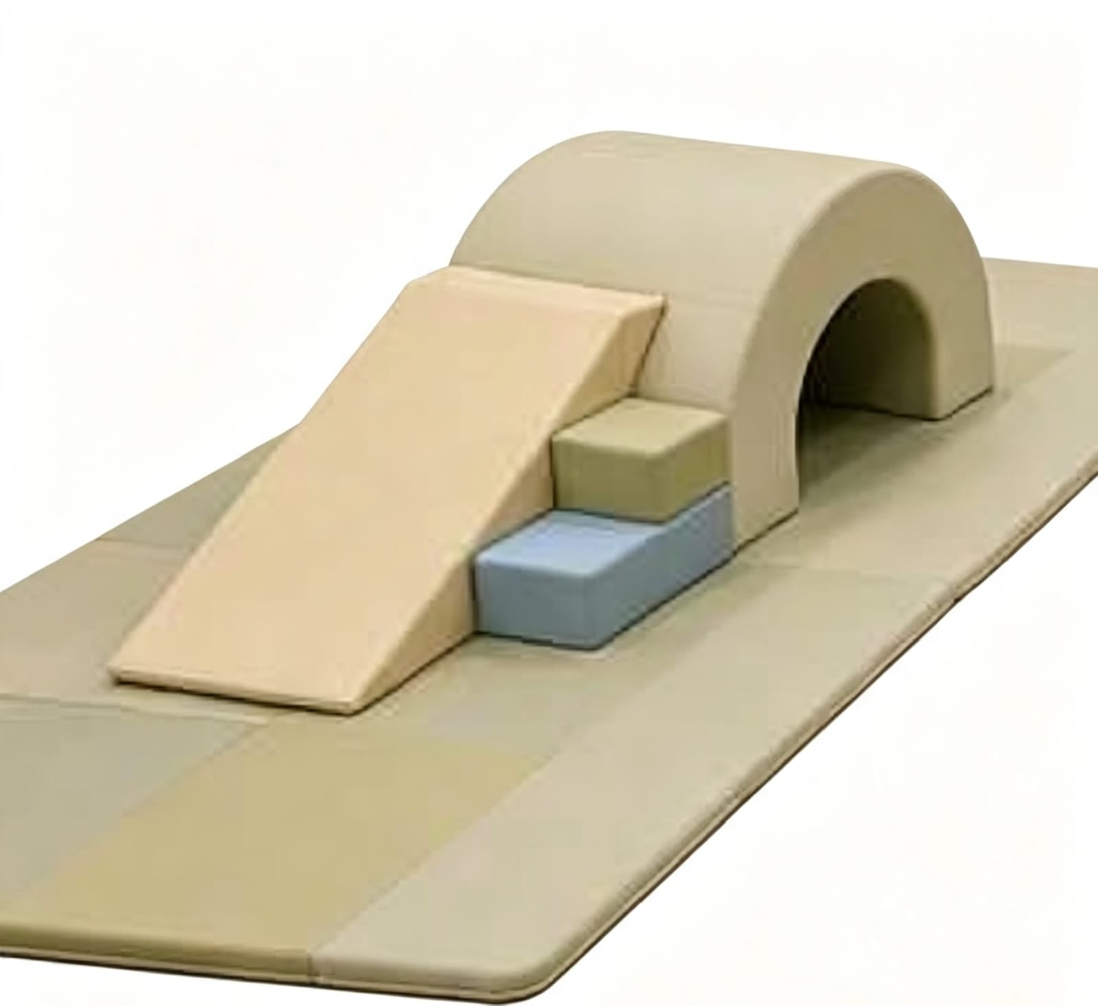 CLIMBING SET WITH TUNNEL & SLIDE