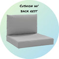 CUSHION WITH BACK REST