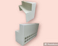 RECEPTION DESK WITH SHOE RACK